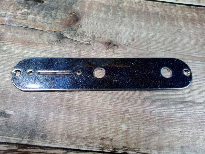 Telecaster Control Plate (CTS Potentiometer Holes) - Aged Finish
