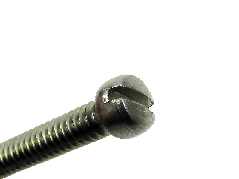 Fillister Head Intonation Screws Stainless Steel (x 3) - Click Image to Close