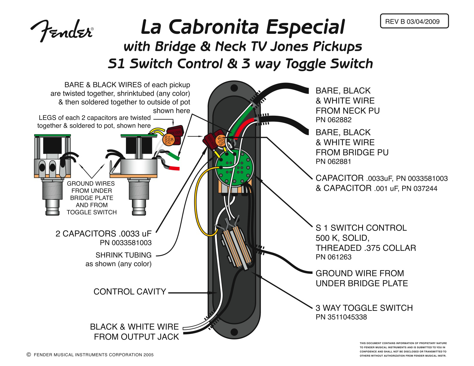 La Cabronita S1 Switch Alternative Wiring