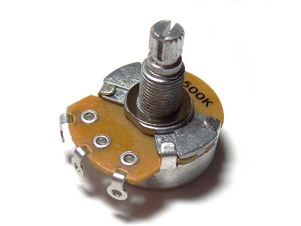 Guitar Potentiometer (split shaft) - Alpha