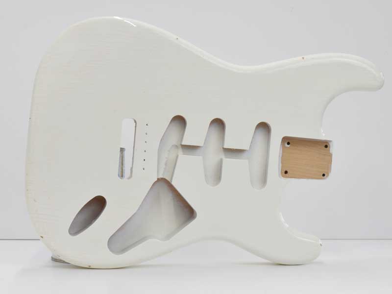 Nitro Relic Alder Stratocaster Body Arctic White