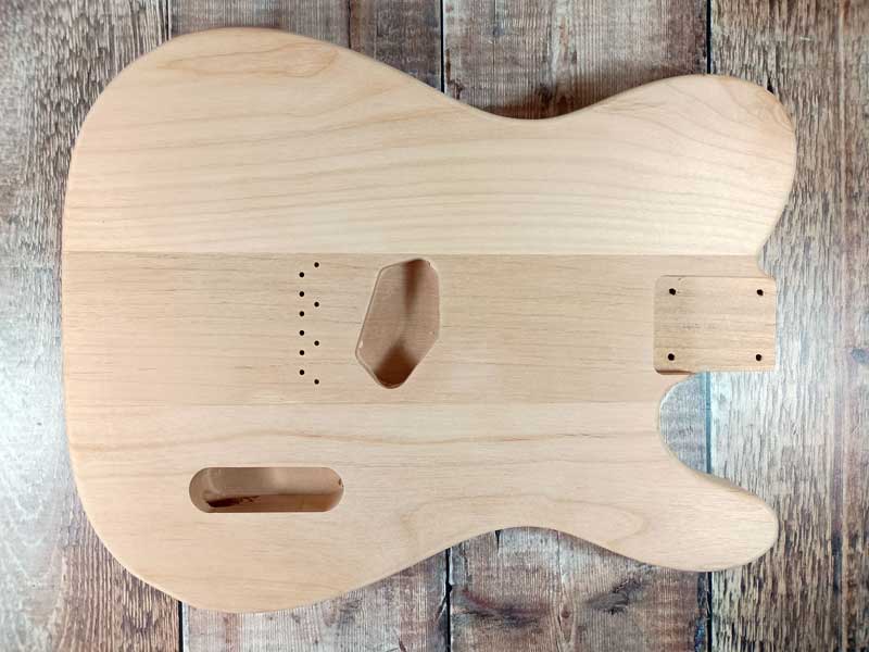 Axecaster "Bare-Bones" Esquire Body - Alder