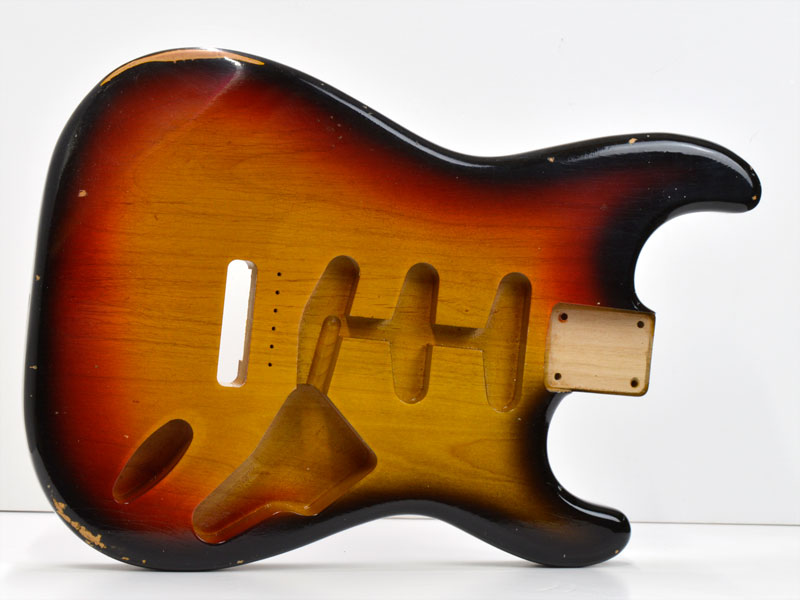 Nitro Relic Alder Stratocaster Body 3 Tone Sunburst