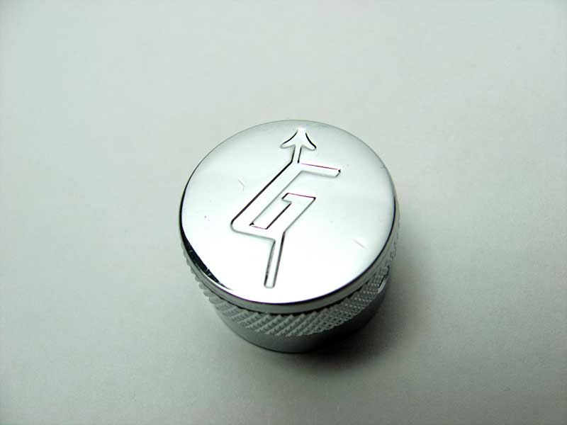 Metal knob - 'G' arrow (Chrome) - B-Stock