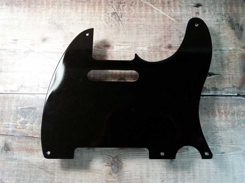 Bakelite Telecaster Pickguard - Nitrocellulose Finished