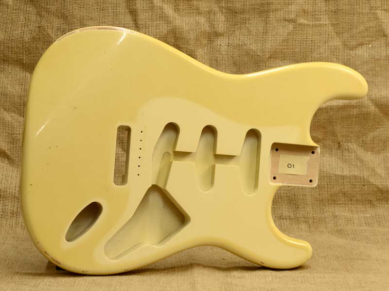 Nitro Relic Alder Stratocaster Body Olympic White #01