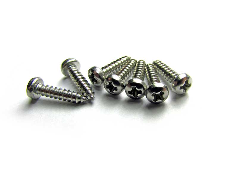 Screws For Vintage Style Tuners, Stainless Steel (x 7)