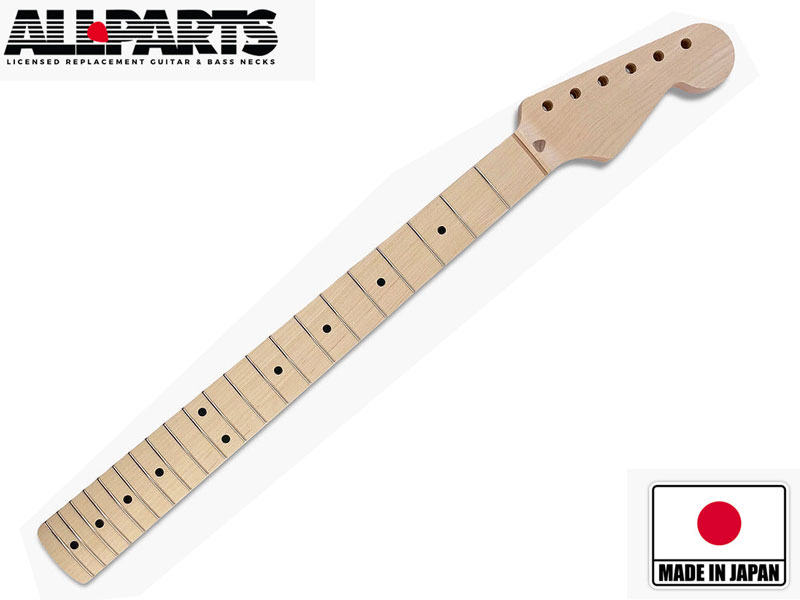 Allparts SMO-21 Stratocaster neck 21 frets unfinished