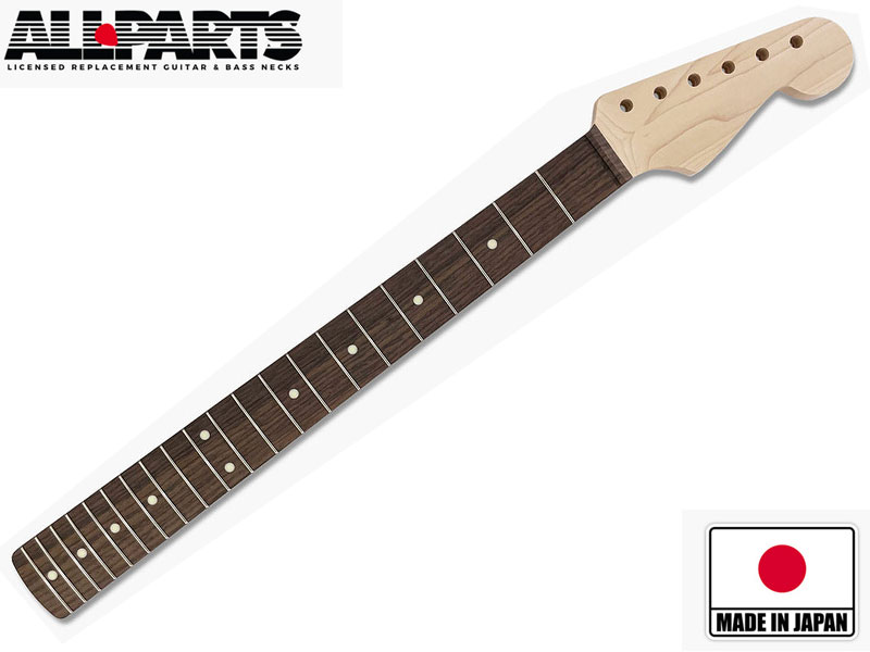 Allparts SRO-C Stratocaster neck 10" radius Rosewood fingerboard