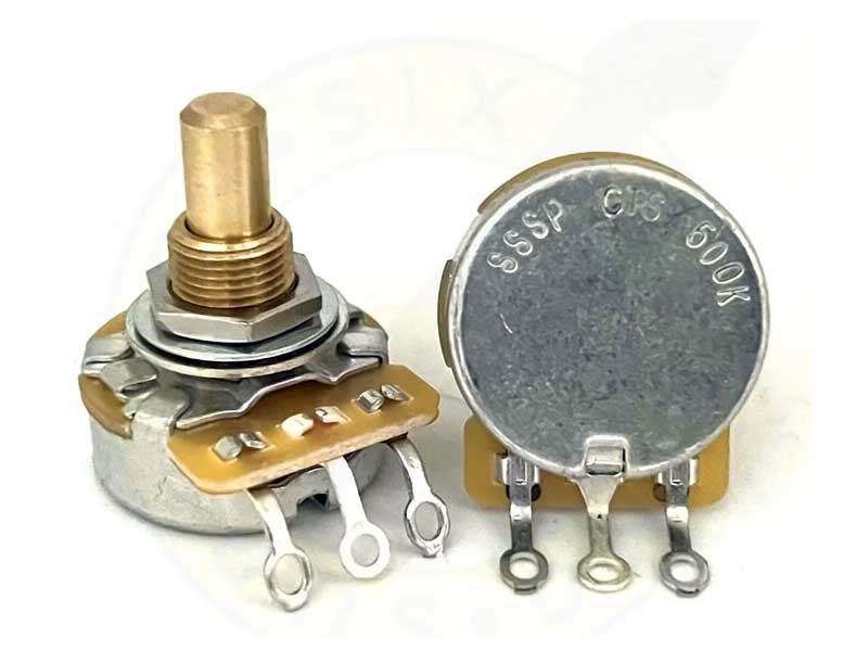 CTS 500K potentiometers - Audio Taper (solid shaft)