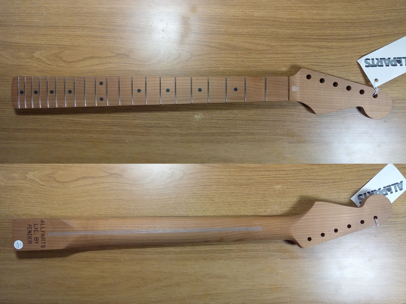 Allparts Quarter Sawn Roasted Stratocaster Neck (Unfinished)