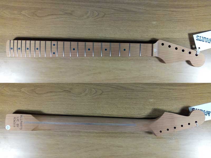 Allparts Quarter Sawn Roasted Stratocaster Neck (Unfinished)