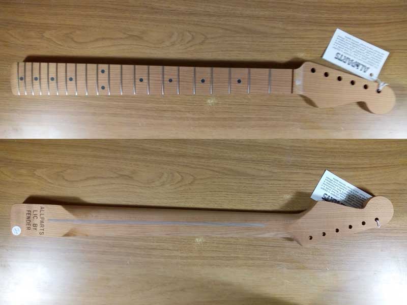 Allparts Quarter Sawn Roasted Stratocaster Neck (Unfinished)