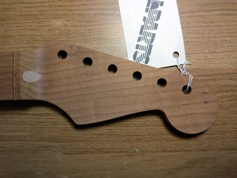 Allparts Quarter Sawn Roasted Stratocaster Neck (Unfinished)